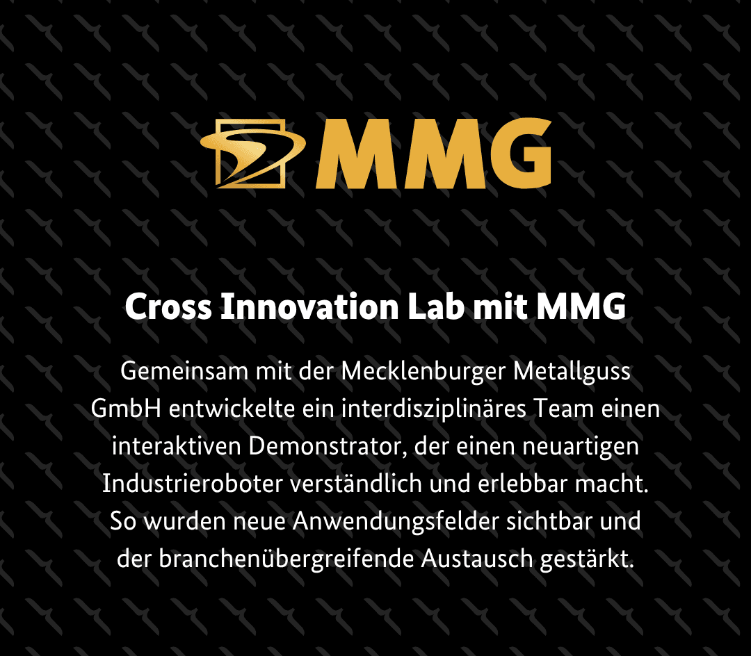 Beitragsbild für Artikel: Cross Innovation Lab mit MMG Mecklenburger Metallguss GmbH